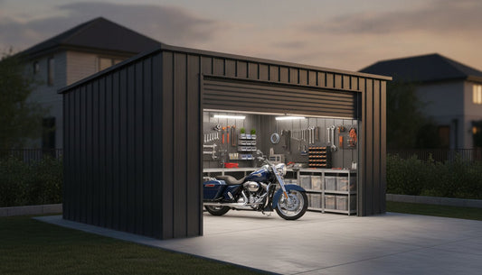 Motorcycle Storage Shed Steel: The 2026 High-Security Guide