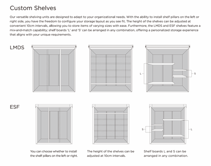 YODOKO Premium Outdoor Mid-Size Shed ESF